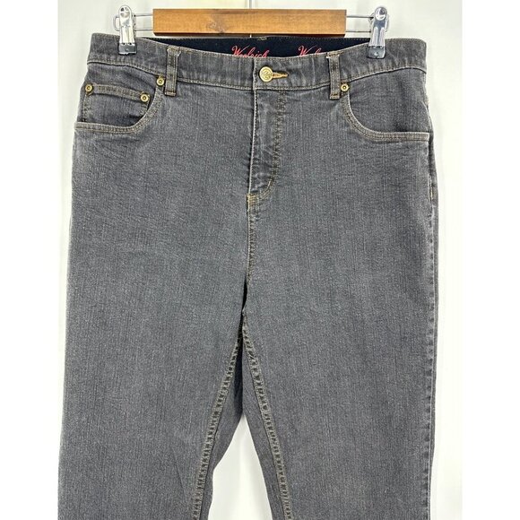 Woolrich Women's Style 1218 Elastic Waistband Bootcut Jeans Size 14 - Picture 3 of 10